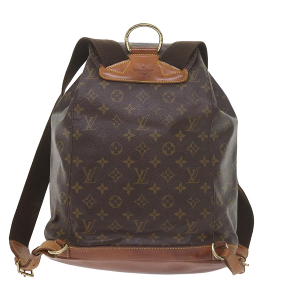 LOUIS VUITTON Monogram Montsouris GM Backpack M51135 LV Auth 60374 - Picture 2 of 16